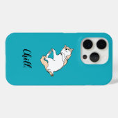Chill Dog iPhoneケース Case-Mate iPhoneケース (裏面 (横))