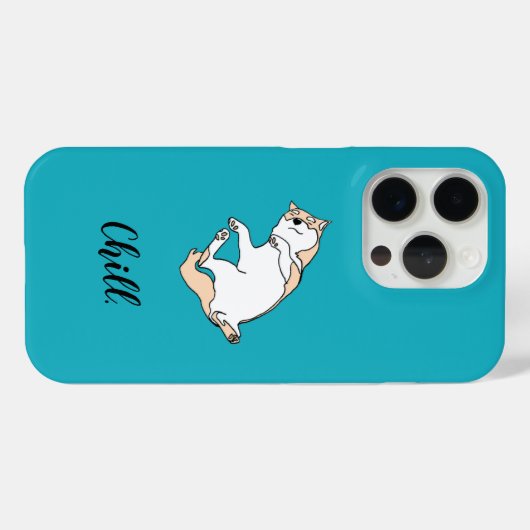 Chill Dog iPhoneケース Case-Mate iPhoneケース (裏面 (横))