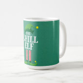 Chill Elf Matching Family Group Christmas Party コーヒーマグカップ (正面右)