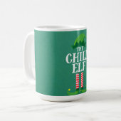 Chill Elf Matching Family Group Christmas Party コーヒーマグカップ (正面左)