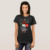 Chill Gnome Buffalo Plaid Matching Family Christma Tシャツ (正面フル)