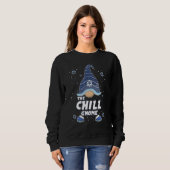 Chill Gnome Hanukkah Family Matching for men wome スウェットシャツ (正面フル)