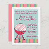 Chill & Grillはがき インビテーションポストカード (正面/裏面)