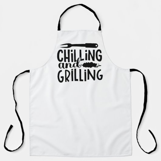 Chill & Grill:エプロンスタイリッシュ エプロン (正面)
