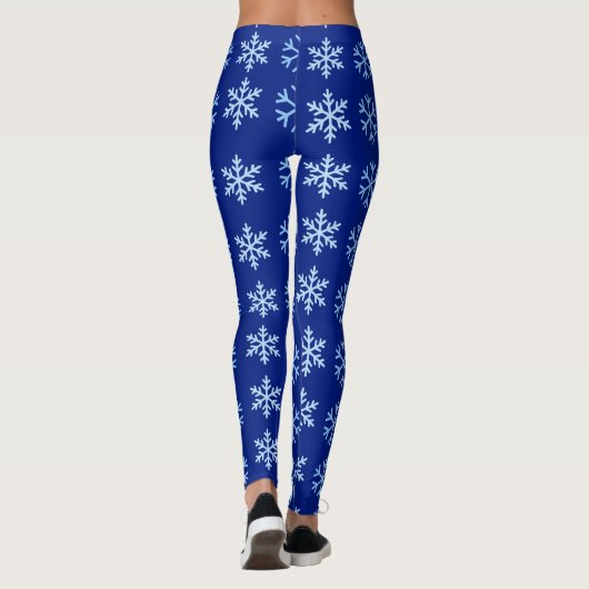 Chill in Style: Snowflake Leggings レギンス (裏面)