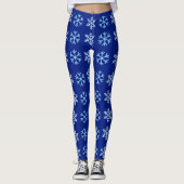 Chill in Style: Snowflake Leggings レギンス (正面)