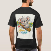 Chill Koala: Nature’s Simple Joys Sticker Tシャツ (裏面)
