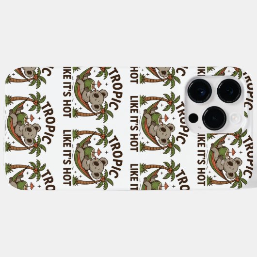  Chill Koala Vibes Case-Mate iPhoneケース (裏面 (横))