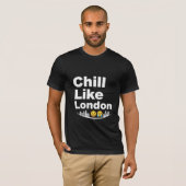 Chill Like London Graphic Tee | London Skyline & B Tシャツ (正面フル)