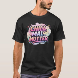 Chill Mal Mutter Cute German Mom Quote Tシャツ