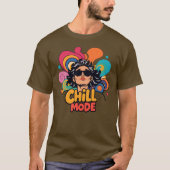 "Chill mode" Tシャツ (正面)