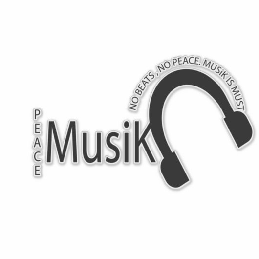 Chill Music- Musik Vibes シール (正面)