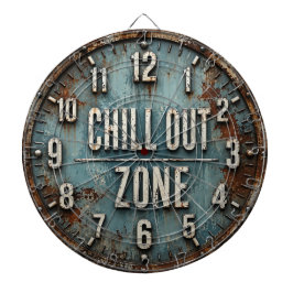 Chill Out Zone Rustic Industrial ダーツボード