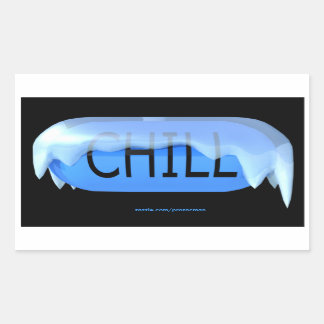 Chill Pillスタンプ 長方形シール