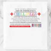 Chill Pillラベル 長方形シール (バッグ)