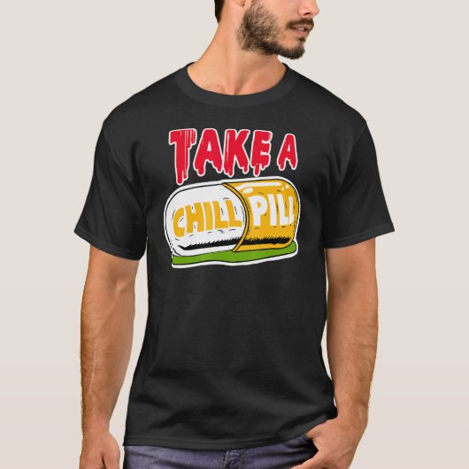 Chill Pill Del Sol 13sマッチングを取る Tシャツ (正面)