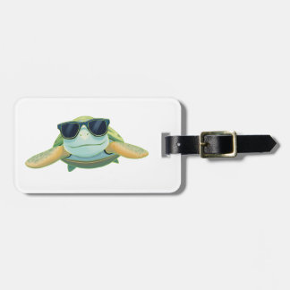 Chill Sea Turtle with Sunglasses ラゲッジタグ