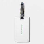 Chill Sea Turtle with Sunglasses ラゲッジタグ (裏面縦)