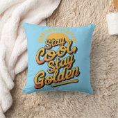 Chill & Shine - 'Stay, クールStay Golden クッション (ブランケット)