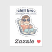Chill Sis Funny Baby Sticker – Low Battery Mode シール (シート)
