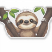 Chill Slothステッカー – スロービーブのみ シール (正面)