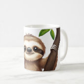 Chill Sloth Mug – かわいいアンチ – ハッスル・コーヒーカップ コーヒーマグカップ (正面右)