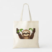 Chill Sloth Tote Bag – かわいい遅い雰囲気のみ トートバッグ (裏面)
