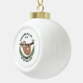 Chill Sloth, USA Animal セラミックボールオーナメント (右)