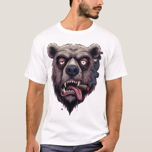 Chill Smokey Bear Vibes T-Shirt Tシャツ (正面)
