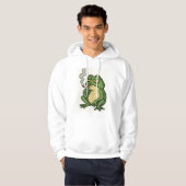 Chill Smoking Frog Hoodie パーカ (正面フル)