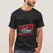 Chill Society おもしろい Car Repair Broken Vehicle Typo Tシャツ (正面)