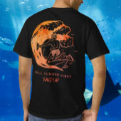 Chill Summer Vibes Fire by Salty AF Tシャツ