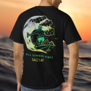 Chill Summer Vibes Green by Salty AF Tシャツ