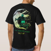 Chill Summer Vibes Green by Salty AF Tシャツ (裏面)