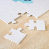 Chill The Fourth Out Funny 4th of July Flamingo ジグソーパズル (側面)