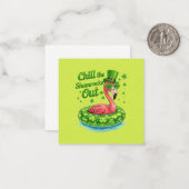Chill The Shamrocks Out Funny  St Patrick’s Day ノートカード (正面/裏面インサイチュ)