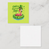 Chill The Shamrocks Out Funny  St Patrick’s Day ノートカード (正面/裏面)