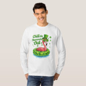 Chill The Shamrocks Out Funny St Patrick’s Day Tシャツ (正面フル)