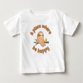 Chill Vibes: Sloth Life Goals! ベビーTシャツ (正面)