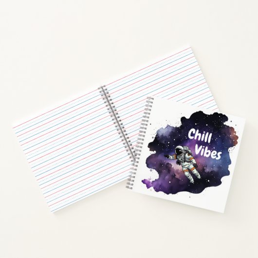 Chill Vibes Spiral Notebook ノートブック (内部)