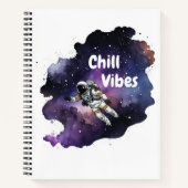 Chill Vibes Spiral Notebook ノートブック (正面)