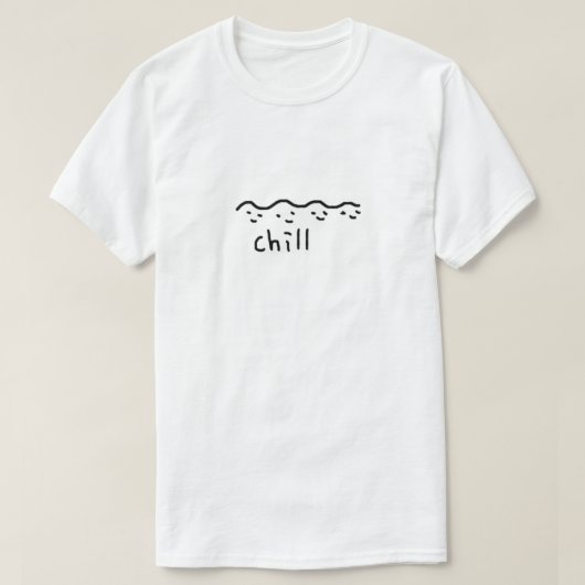 chill wave tシャツ (デザイン正面)