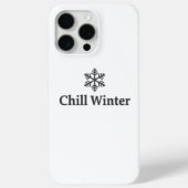 Chill Winter iPhone Case Case-Mate iPhoneケース (裏面)