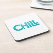 Chill Zen Minimalist Graphic Tee | Meditation Yoga コースター (左側)