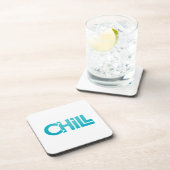 Chill Zen Minimalist Graphic Tee | Meditation Yoga コースター (右側)