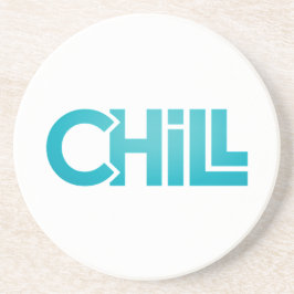 Chill Zen Minimalist Graphic Tee | Meditation Yoga コースター