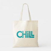 Chill Zen Minimalist Graphic Tee | Meditation Yoga トートバッグ (裏面)