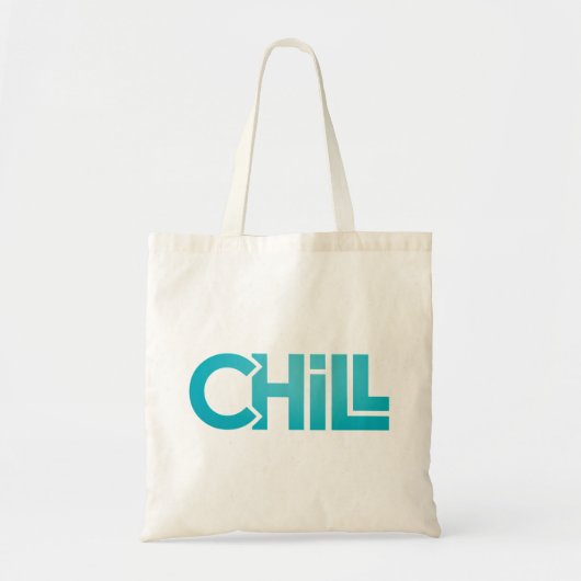 Chill Zen Minimalist Graphic Tee | Meditation Yoga トートバッグ (正面)