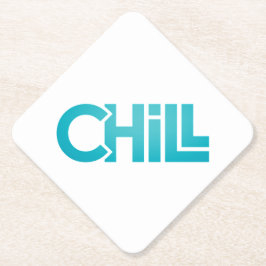 Chill Zen Minimalist Graphic Tee | Meditation Yoga ペーパーコースター