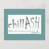 chillASHはがき ポストカード (正面)